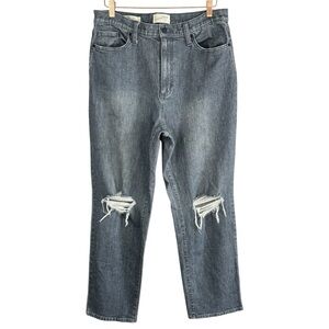 Universal Thread Vintage Straight Jeans Sz 12 31 Grey Distressed Milan Candiani